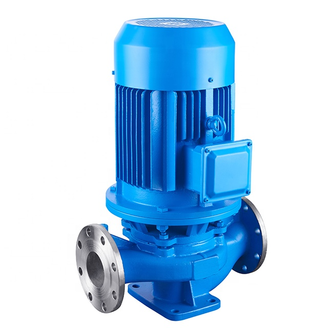 IHG stainless steel vertical inline centrifugal pump