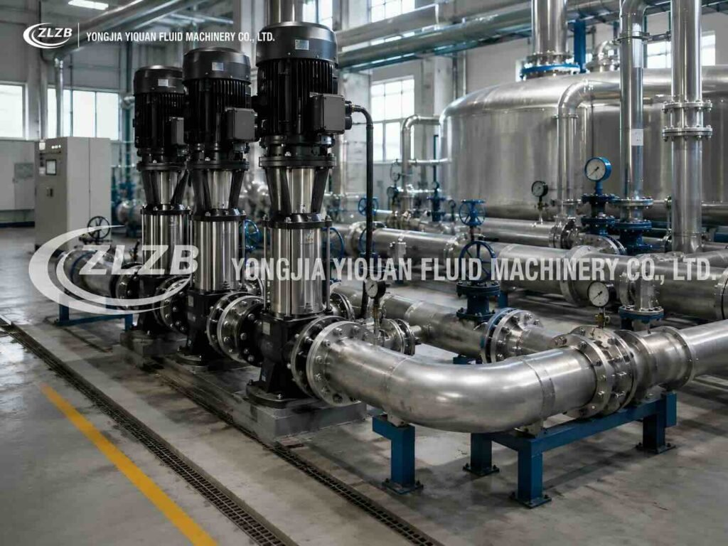 CDLF200 vertical multistage pump for industrial water supply systems