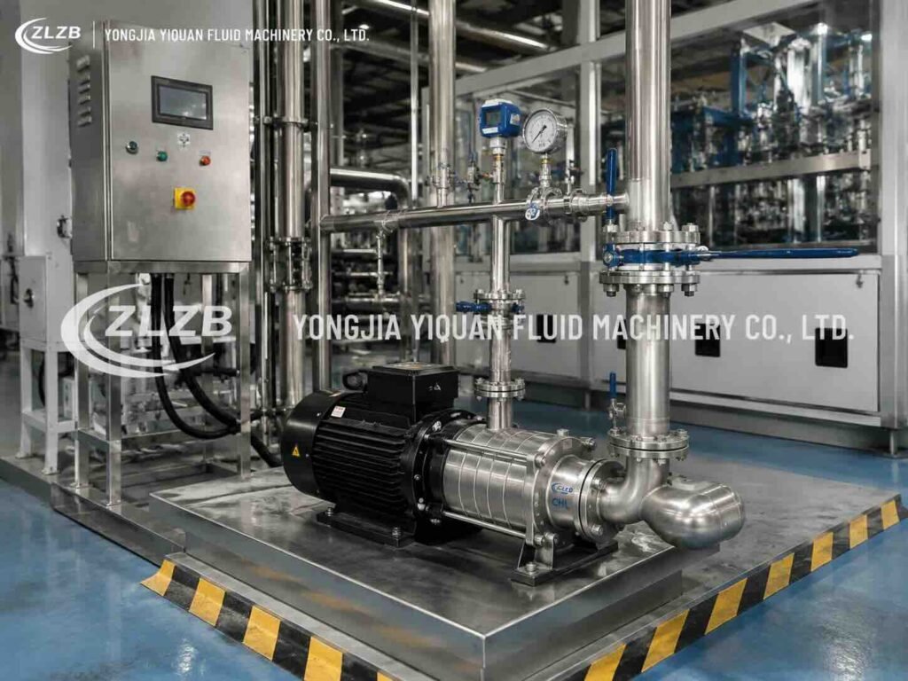 CHL horizontal multistage pump used for industrial equipment water supply systems