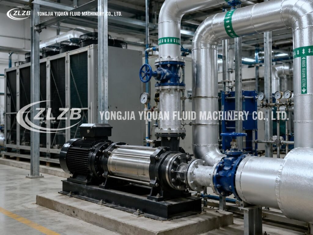 CHL horizontal multistage pump application in HVAC and cooling water circulation systems