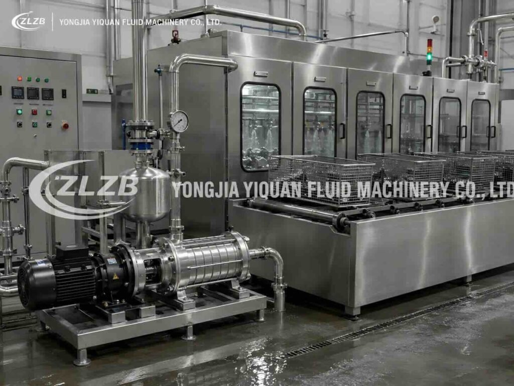 CHL horizontal multistage pump used for industrial washing and cleaning systems