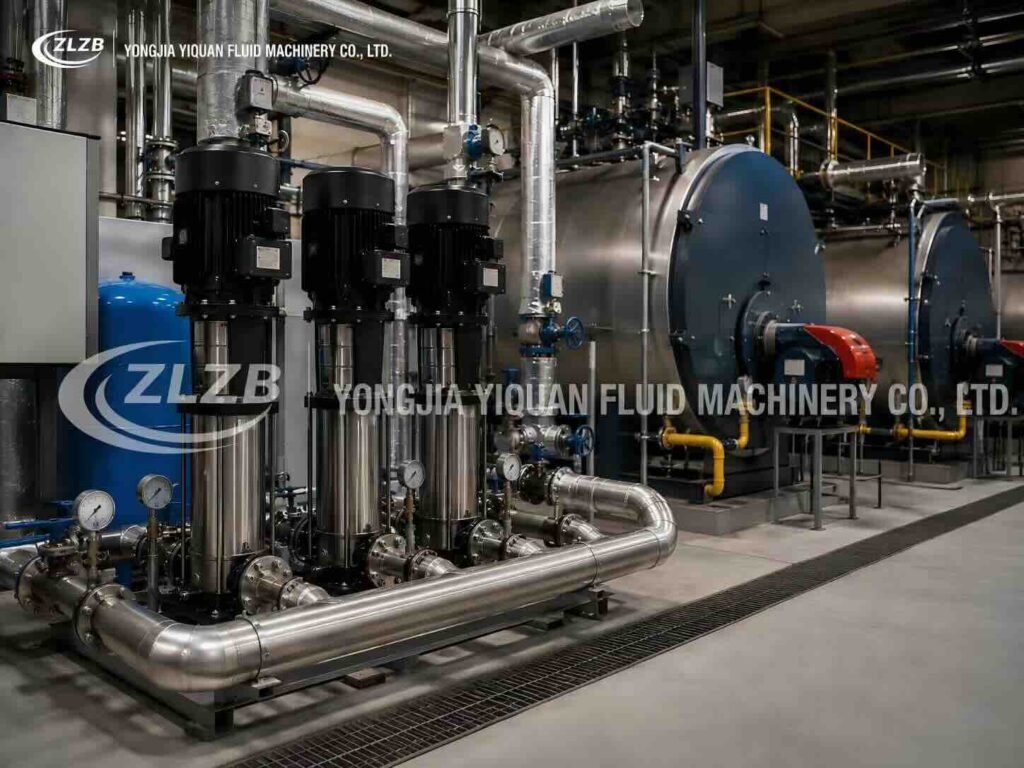 CDLF200 vertical multistage pump for boiler feed water applications