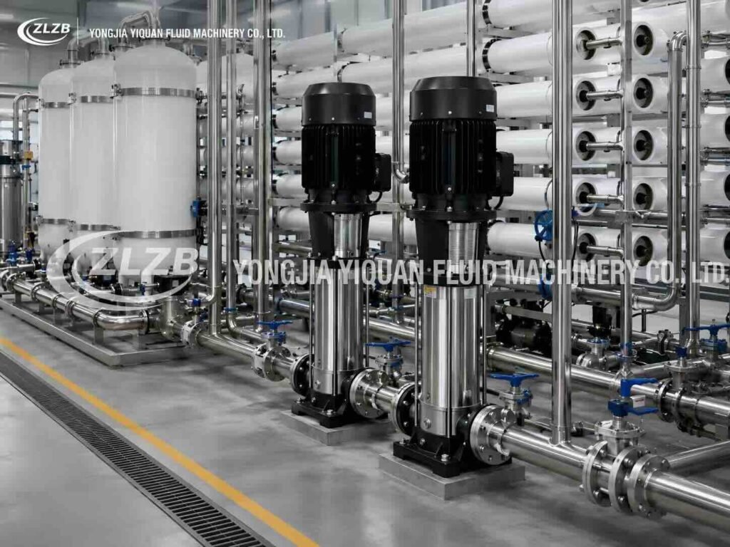 CDLF200 vertical multistage pump for RO water treatment systems