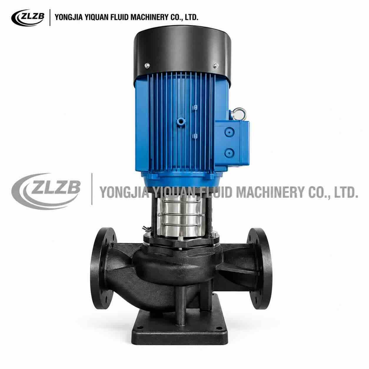 ZLZB TD Vertical Inline Centrifugal Pump Front View
