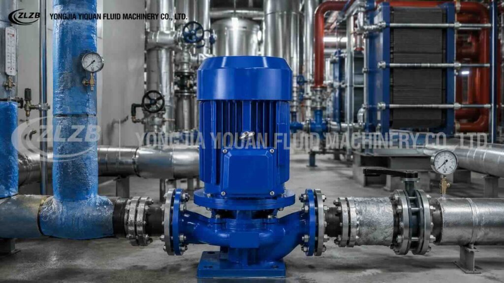 ISG vertical inline centrifugal pump for building water supply and pressure boosting