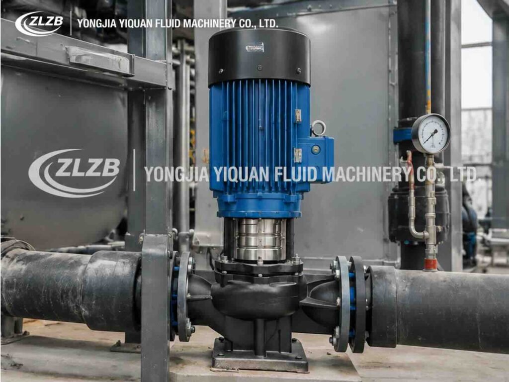 ZLZB TD Inline Circulation Pump for District Heating and Hot-Water Circulation