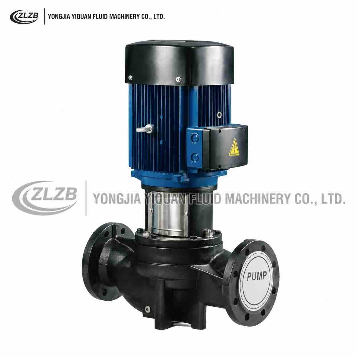 ZLZB TD Vertical Inline Centrifugal Pump Side View
